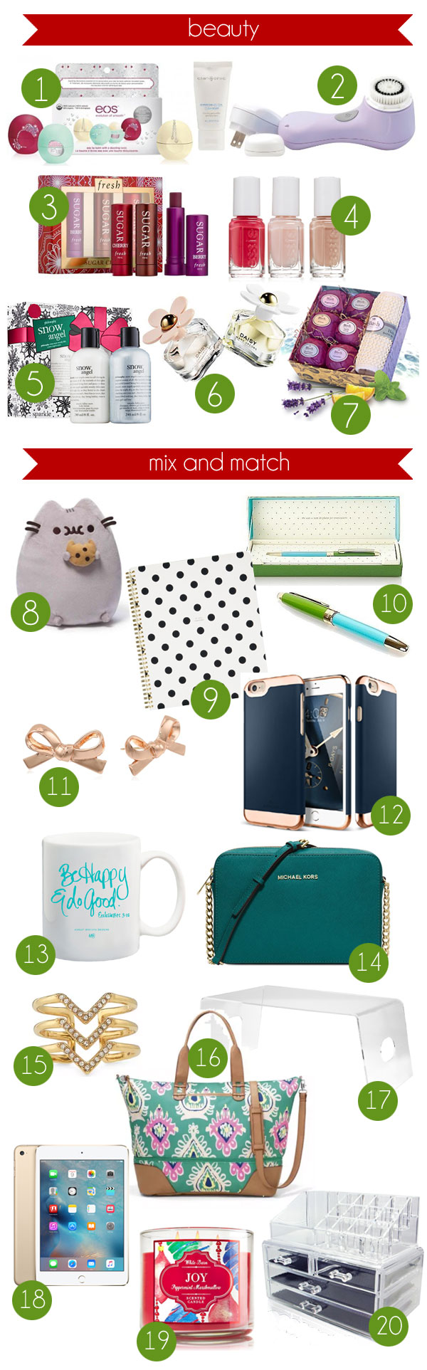 Pretty Pink Posh II Gift Guide for Ladies