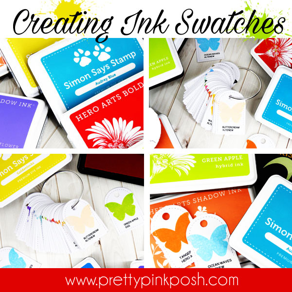 Pretty Pink Posh: Creating Ink Swatches