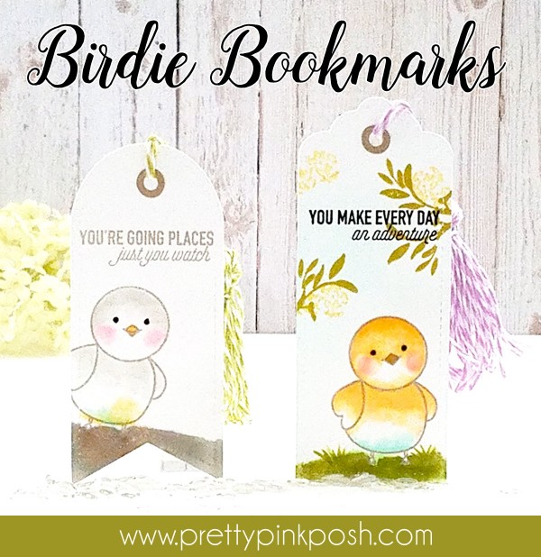 Pretty Pink Posh: Birdie Bookmarks