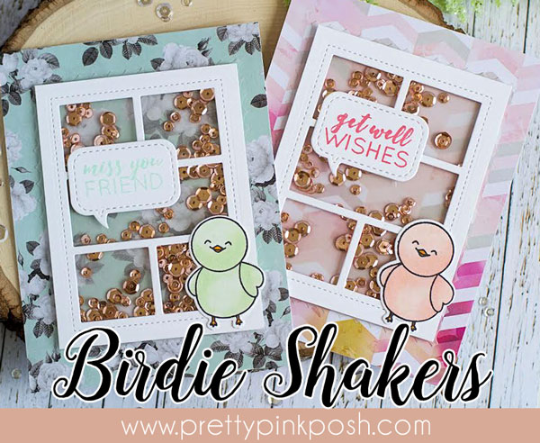 Tutorial: Rose Gold Birdie Shakers