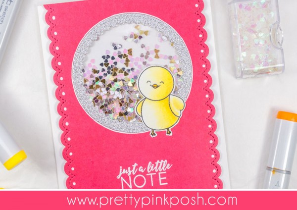 Pretty Pink Posh: Birdie Shaker Greetings