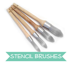 Clarity Stencil Brushes