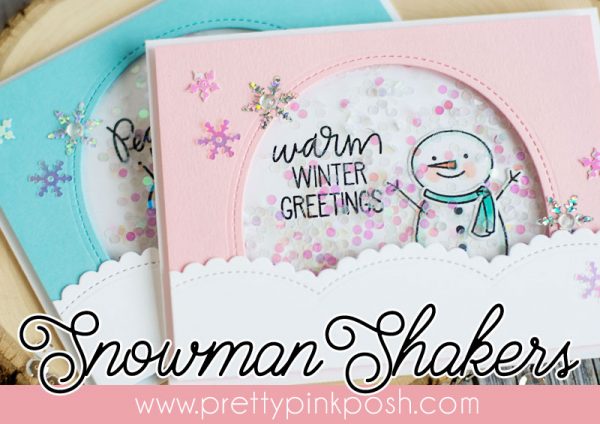 Pretty Pink Posh: Snowman Confetti Shakers