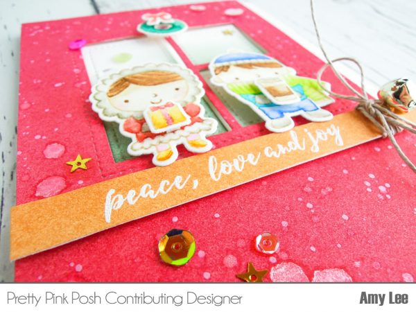 Pretty Pink Posh: No-Line Christmas Watercoloring