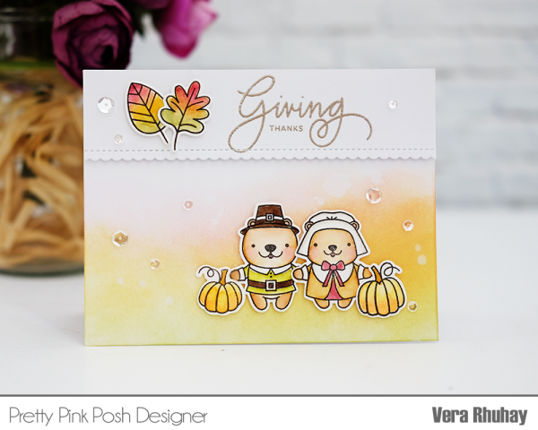 Pretty Pink Posh: Giving Thanks (with Zig Markers)
