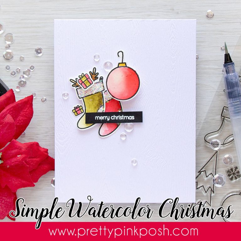Clean & Simple Watercolor Christmas + PDF Download
