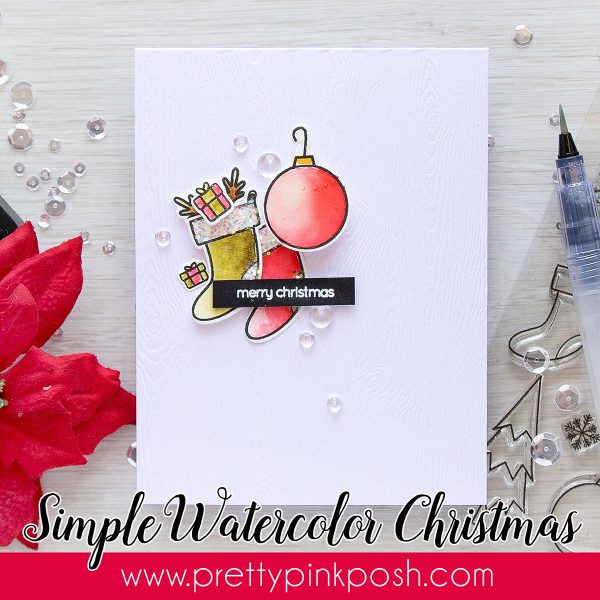 Pretty Pink Posh: Clean & Simple Watercolor Christmas