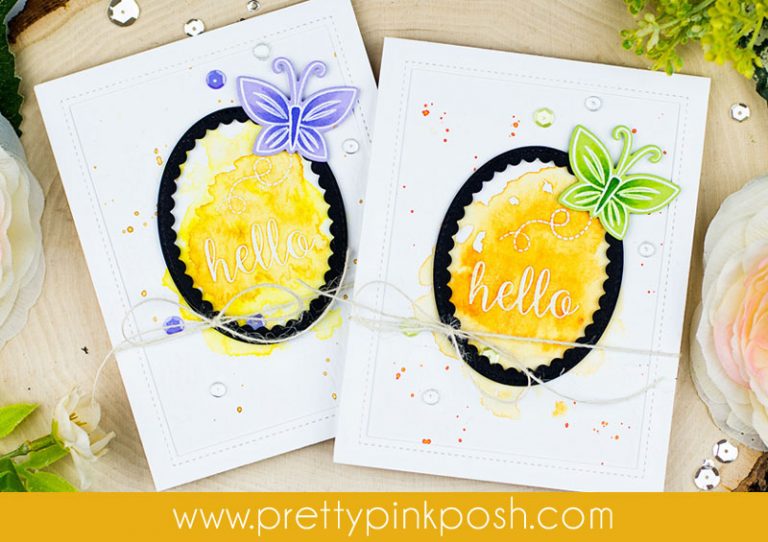 Hello Butterfly Watercolor