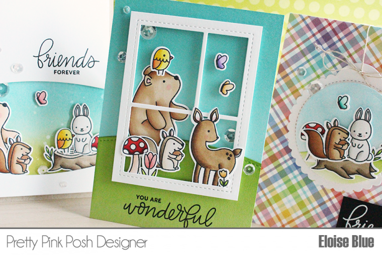 One Stamp Set // Three Animal Cards + Video