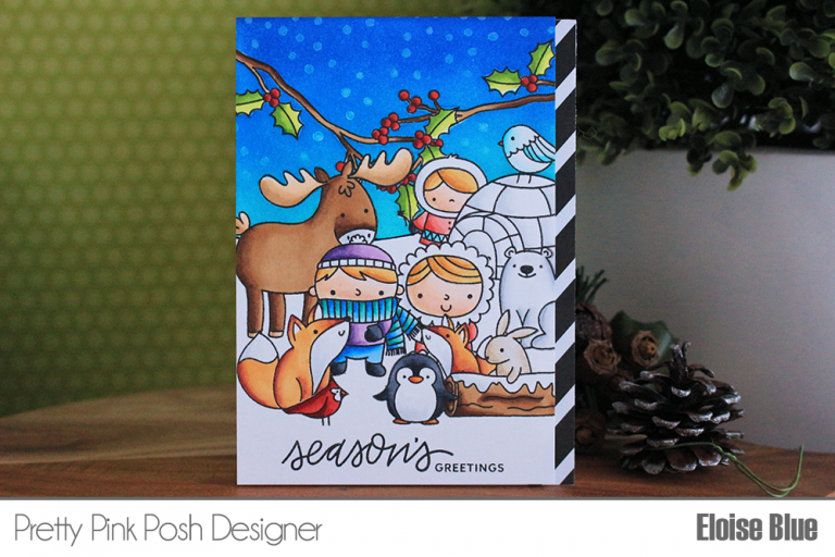 One Layer Christmas Scene + Video