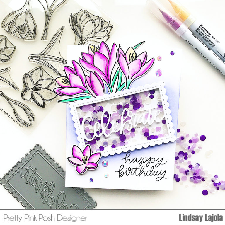 Crocus Flowers Shaker