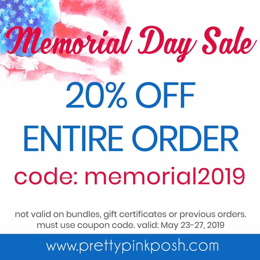 Pretty Pink Posh: Big Memorial Day Sale!