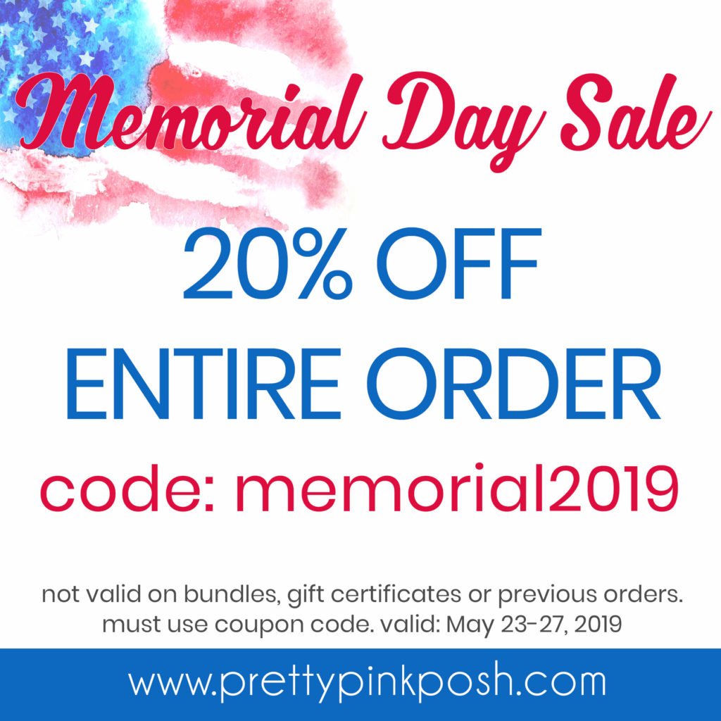 Big Memorial Day Sale Pretty Pink Posh