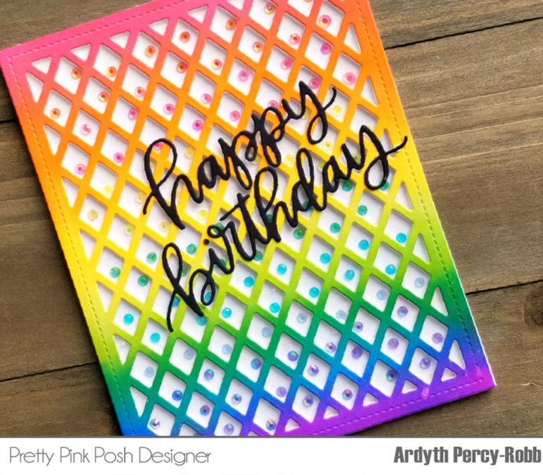 Tutorial: Rainbow Jewel Shaker Card