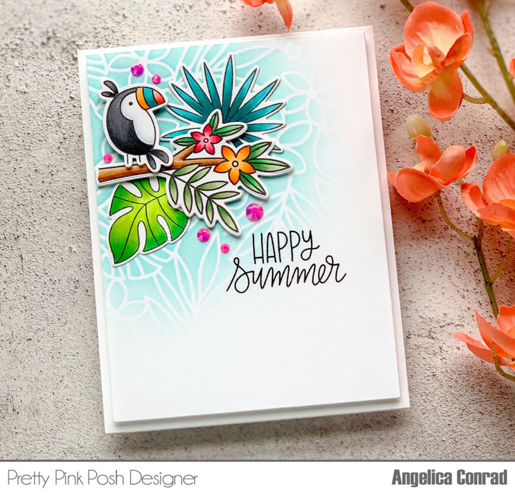 Pretty Pink Posh: Tropical Toucan Scene + New Release Available