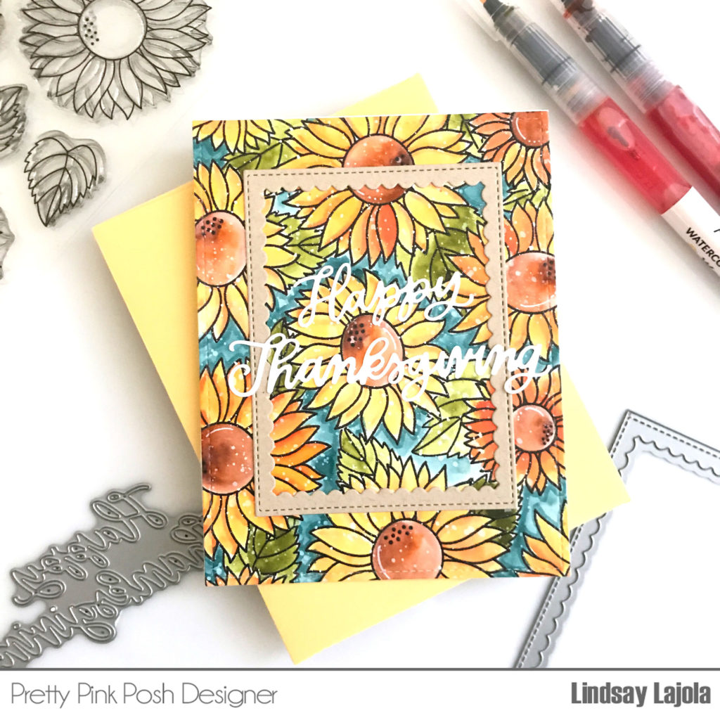 Pretty Pink Posh: Watercolor Sunflowers