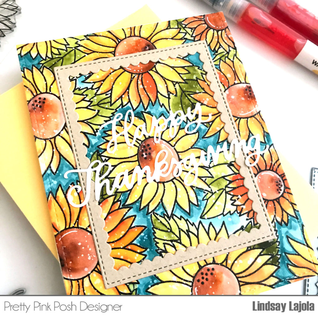 Pretty Pink Posh: Watercolor Sunflowers