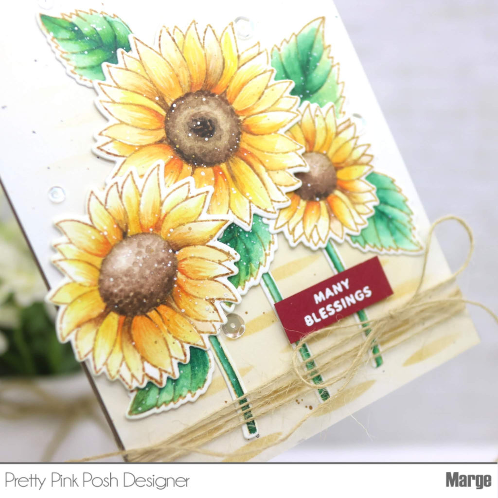 Pretty Pink Posh: Watercolor Sunflowers