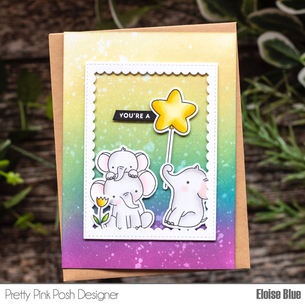 Pretty Pink Posh- Creating 3 Cards with 1 Stamp set: Elephant Friends