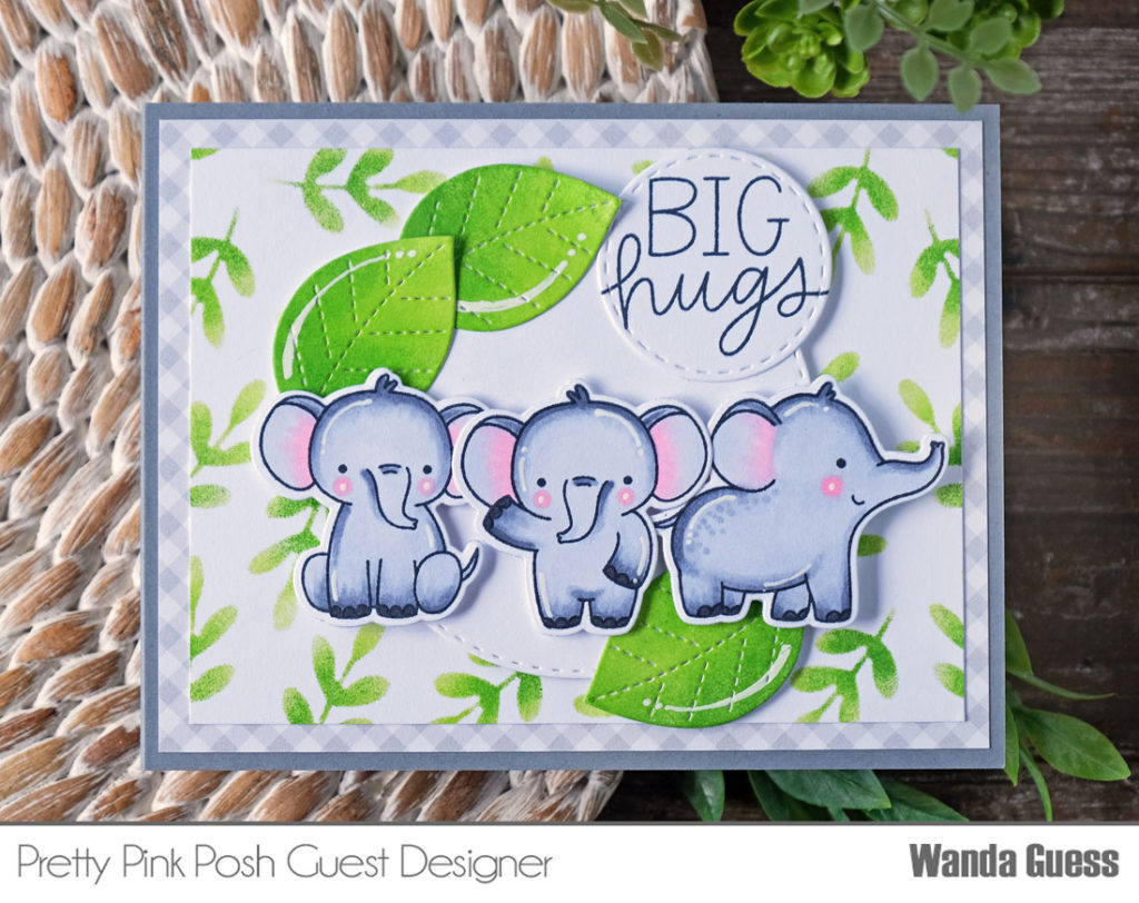 Pretty Pink Posh: Stenciling with Elephants