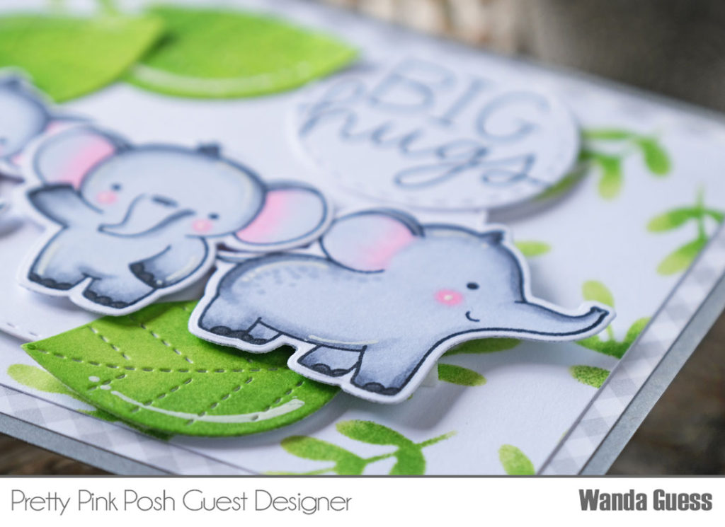 Pretty Pink Posh: Stenciling with Elephants