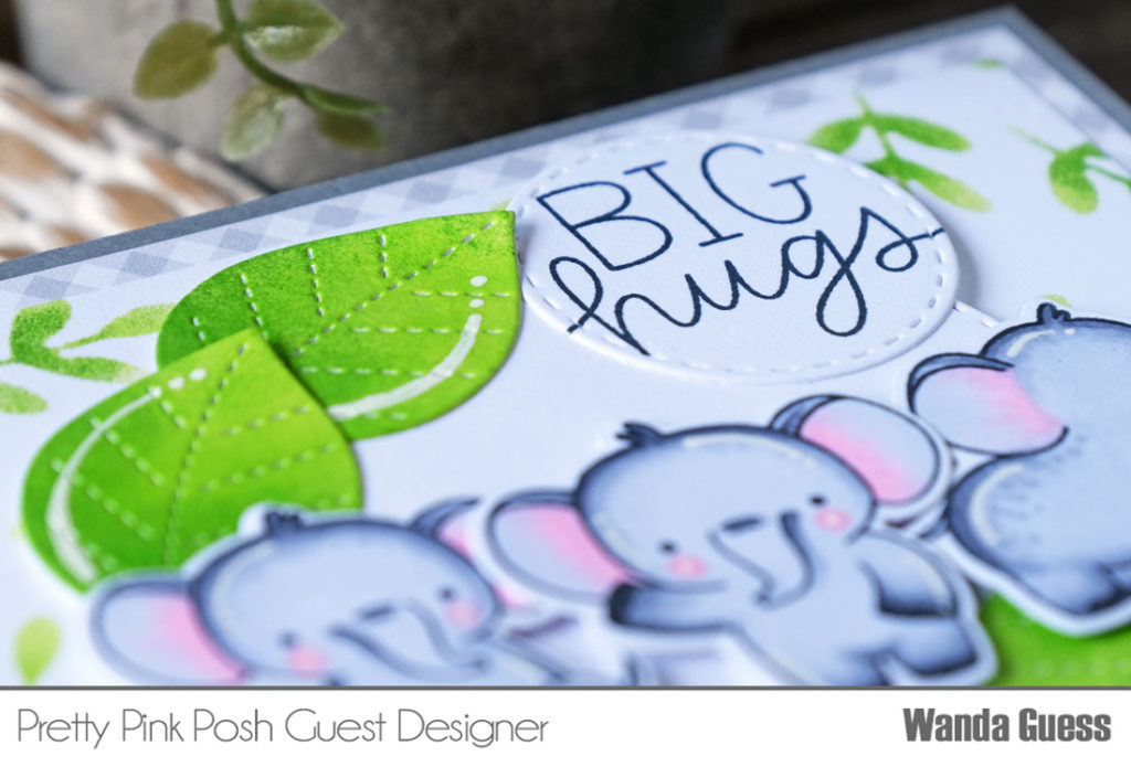 Pretty Pink Posh: Stenciling with Elephants