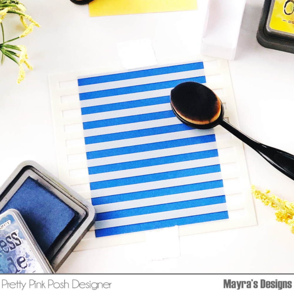 Stenciling with Mayra: Bold Stripes