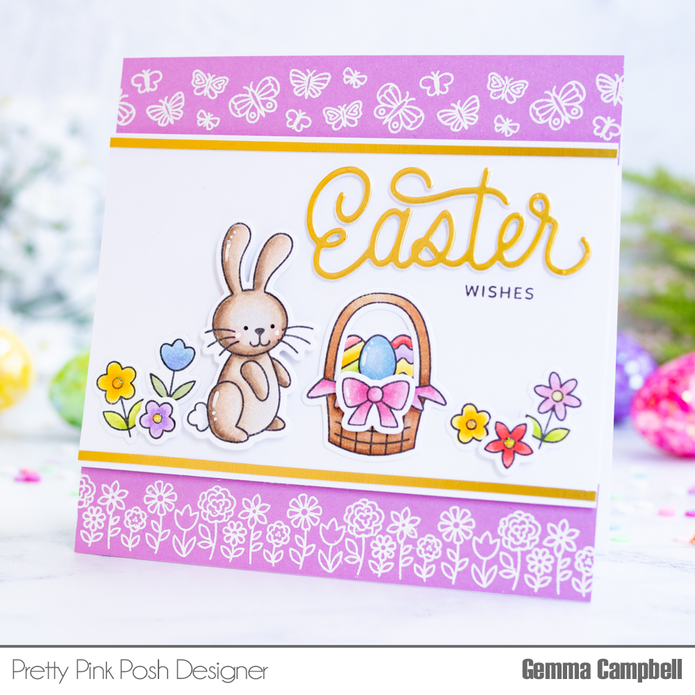 Pretty Pink Posh-Sneak Peek: Easter Bunnies + Spring Borders + Spring Robins