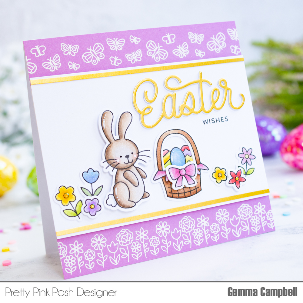 Pretty Pink Posh-Sneak Peek: Easter Bunnies + Spring Borders + Spring Robins