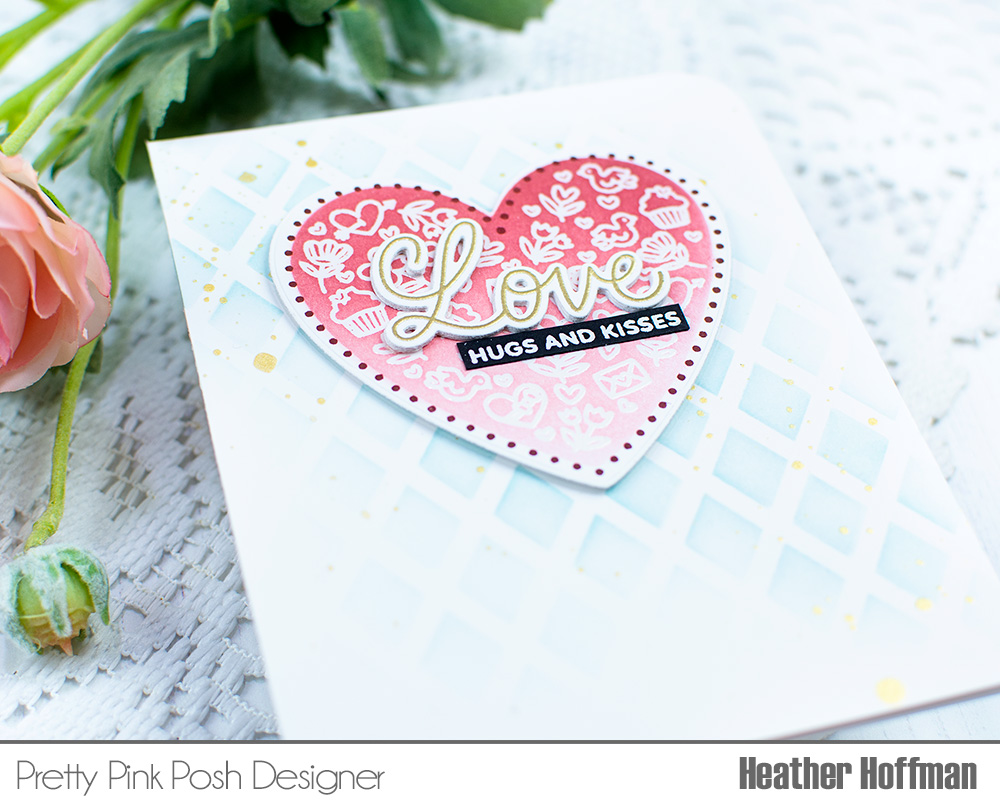 Pretty Pink Posh: Emboss Resist Technique + Video