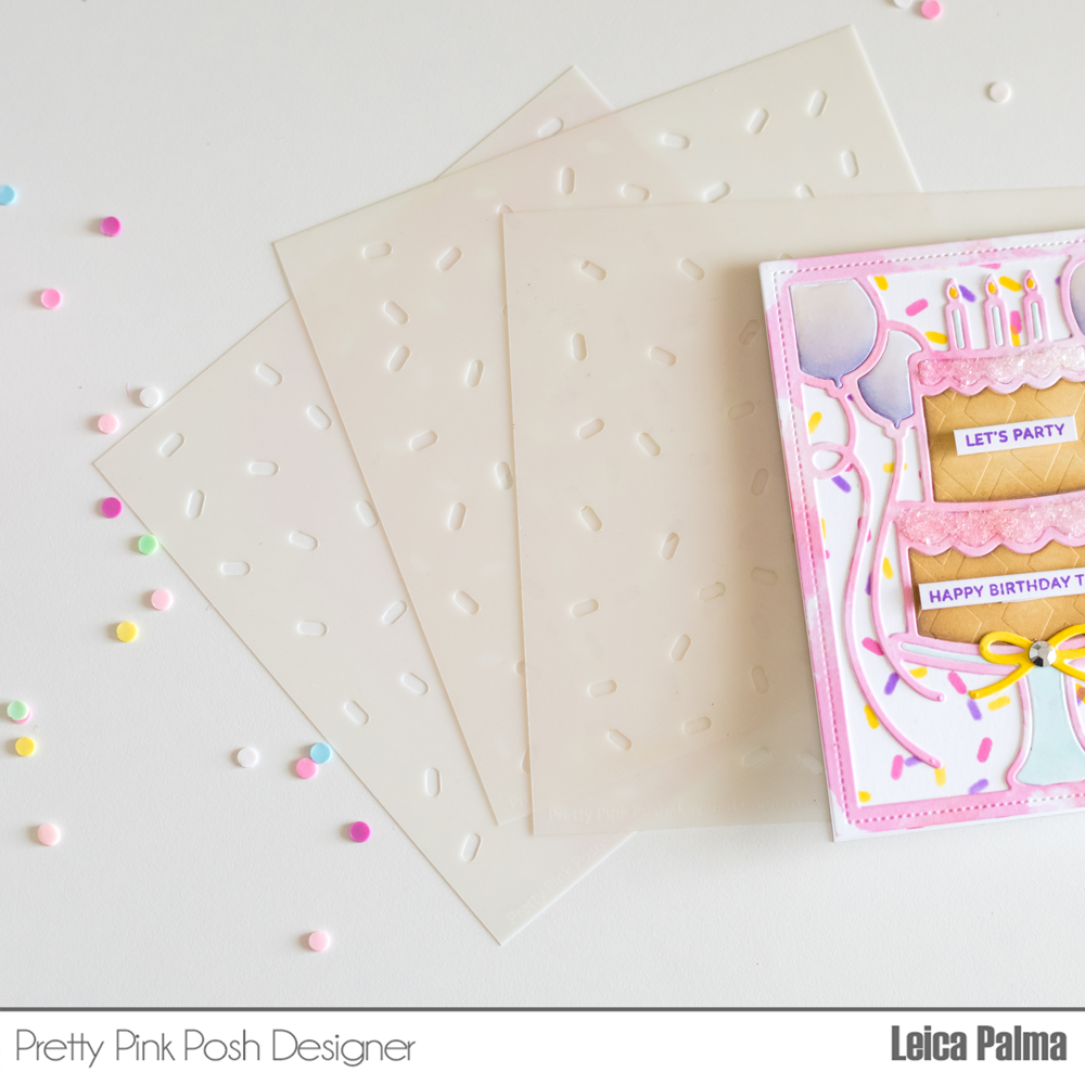 Pretty Pink Posh: Confetti Birthday Cake