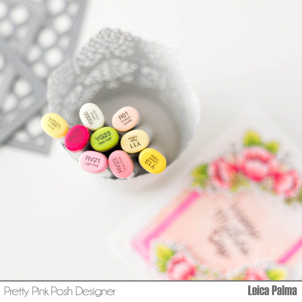 Pretty Pink Posh- Sneak Peek: Floral Corners