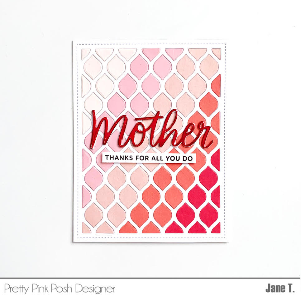 Pretty Pink Posh- Sneak Peek: March 2021 Dies