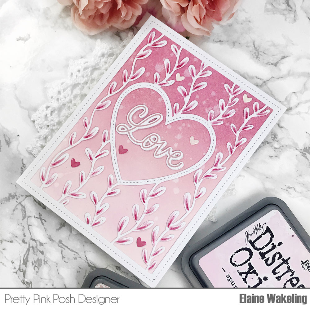 Pretty Pink Posh: Elegant Heart Vines