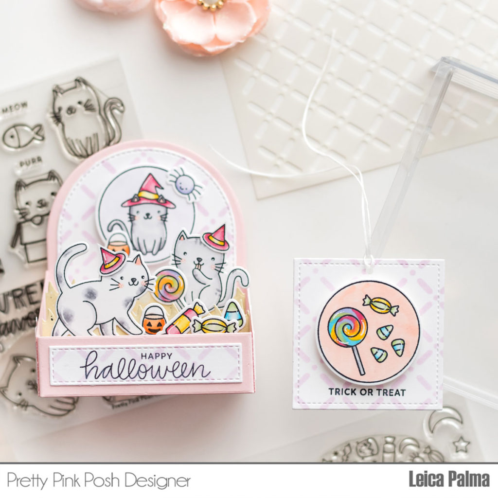 Pretty Pink Posh: Halloween Cats Box Card