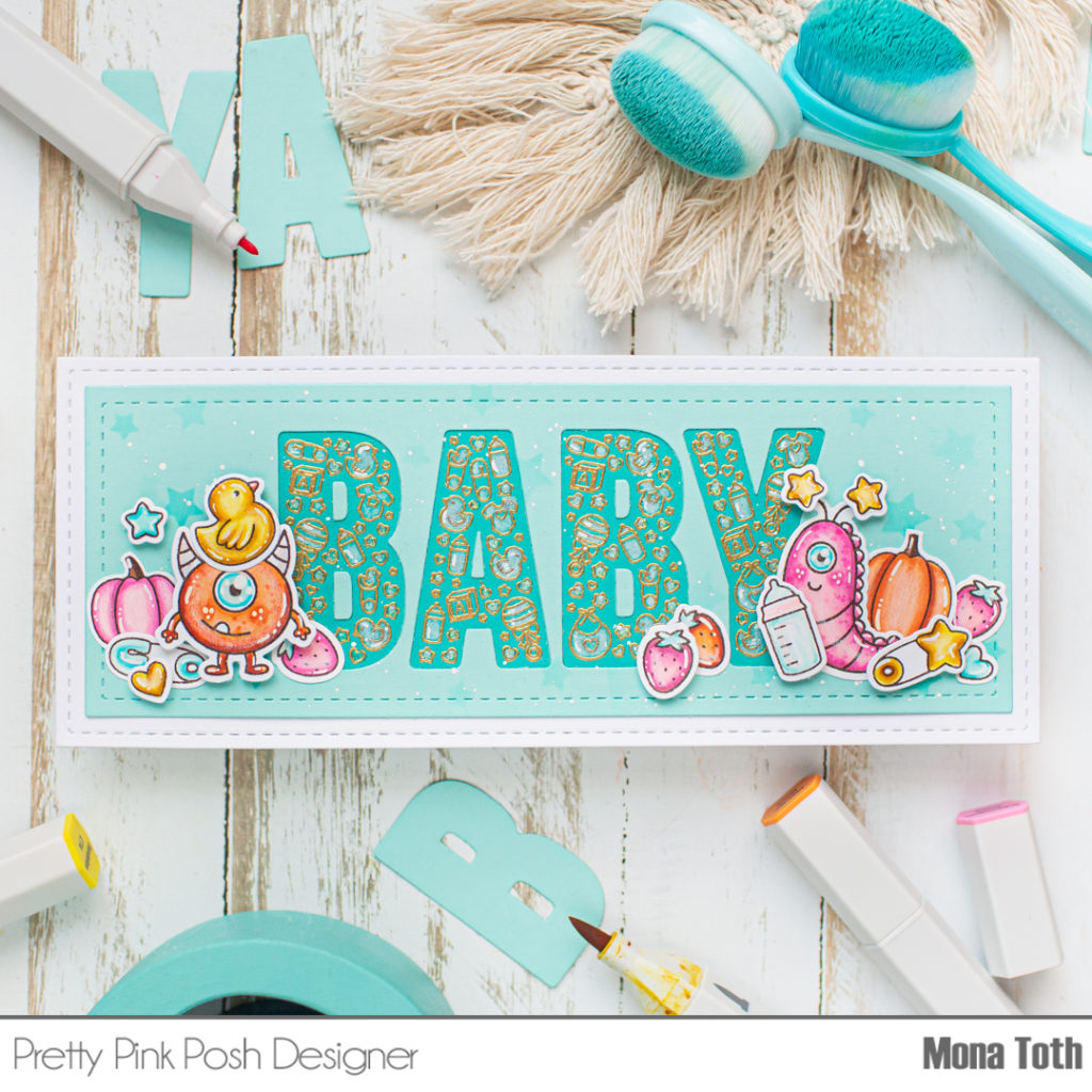 Pretty Pink Posh: Non- Traditional Baby Card