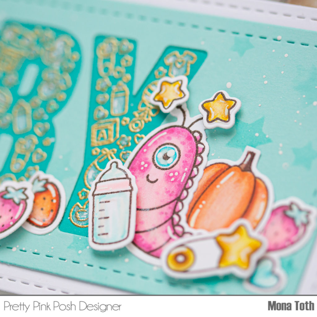 Pretty Pink Posh: Non- Traditional Baby Card