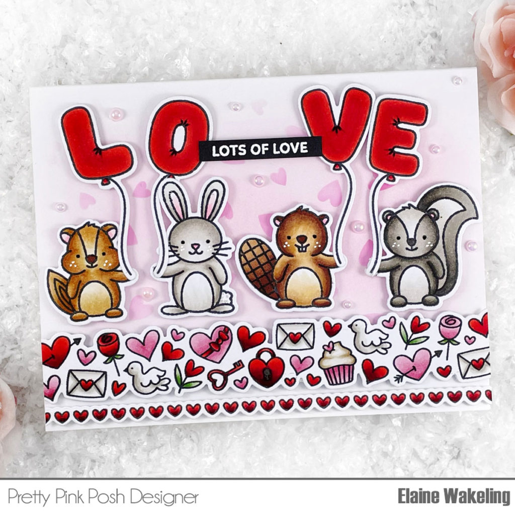 Pretty Pink Posh- Sneak Peek: Love Balloons + Love Borders