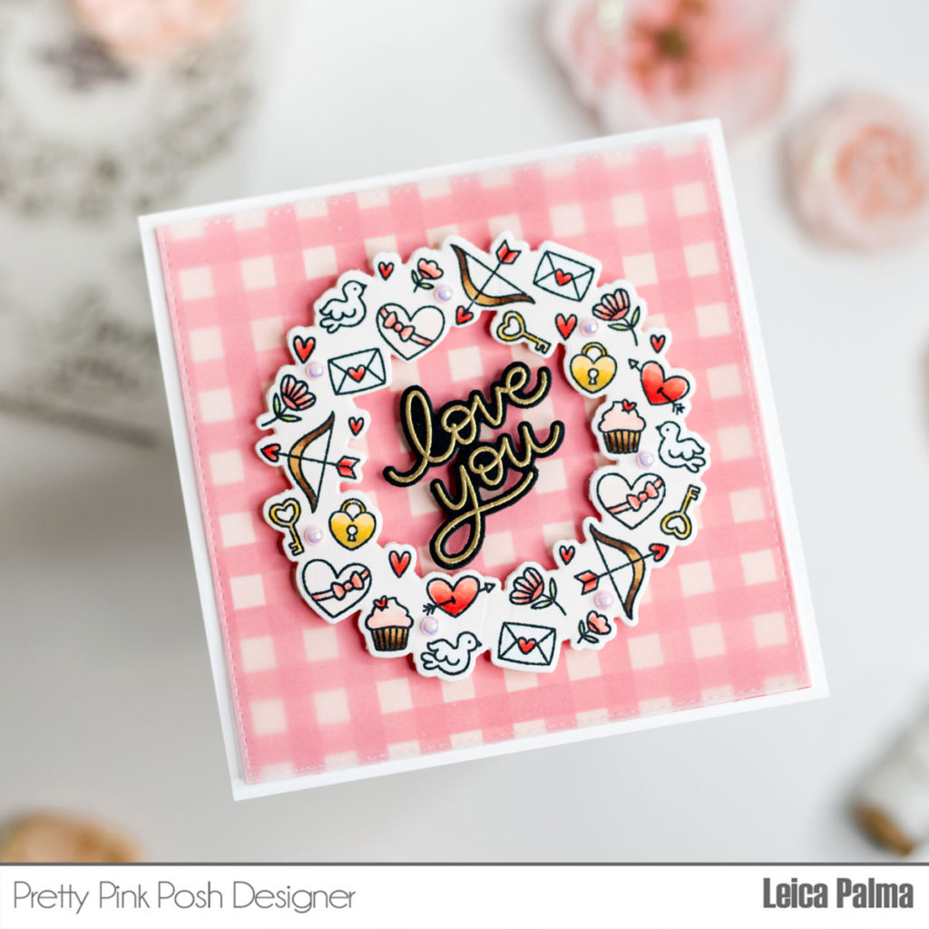 Pretty Pink Posh: Gingham Valentine Wreath