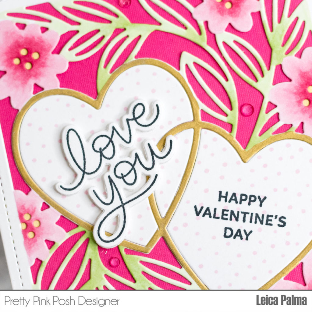Pretty Pink Posh: Love Hearts Cover Plate