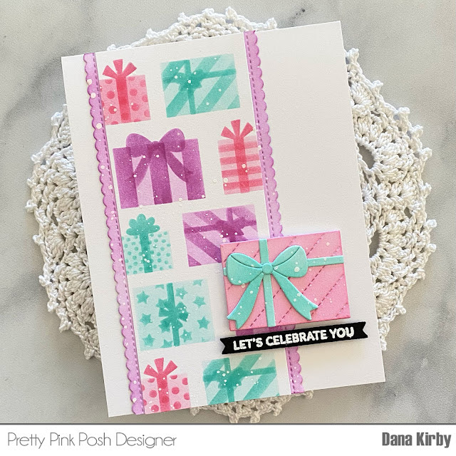 Pretty Pink Posh- Sneak Peek: February 2022 Stencils