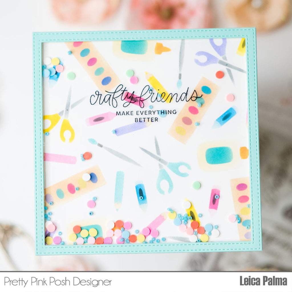 Pretty Pink Posh: Colorful Crafty Background