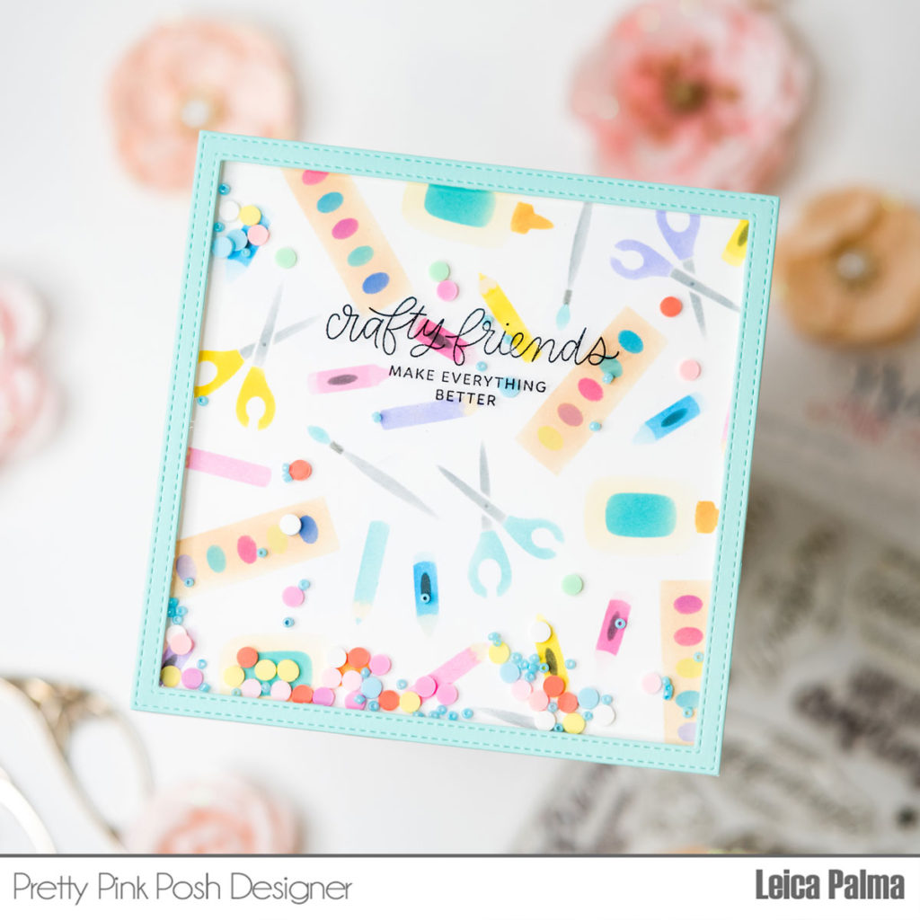 Pretty Pink Posh: Colorful Crafty Background