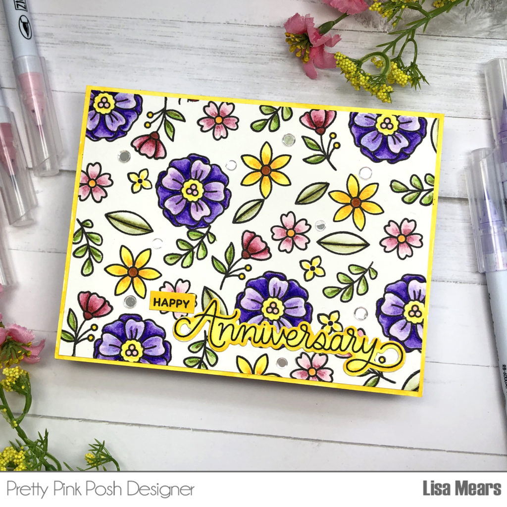 Floral Card with Zig Clean Color Markers + Video