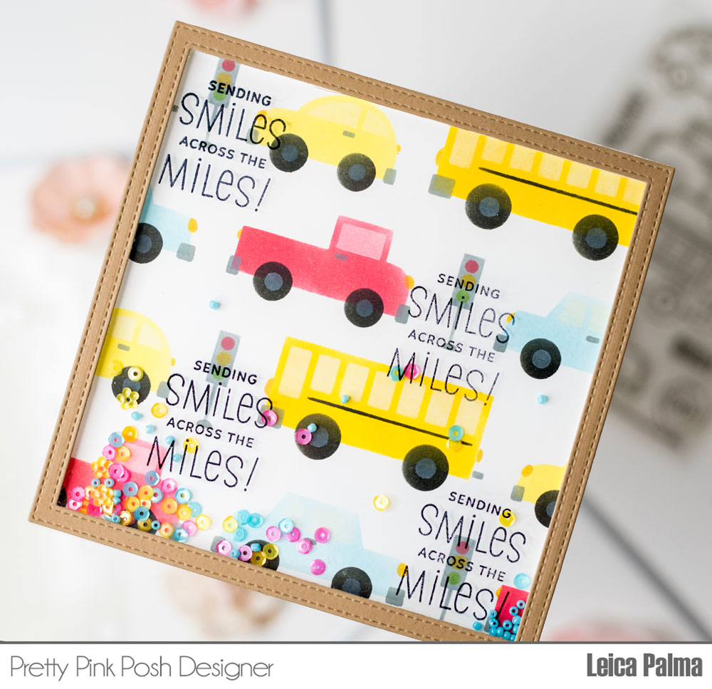 Pretty Pink Posh: Layered Cars Stencils