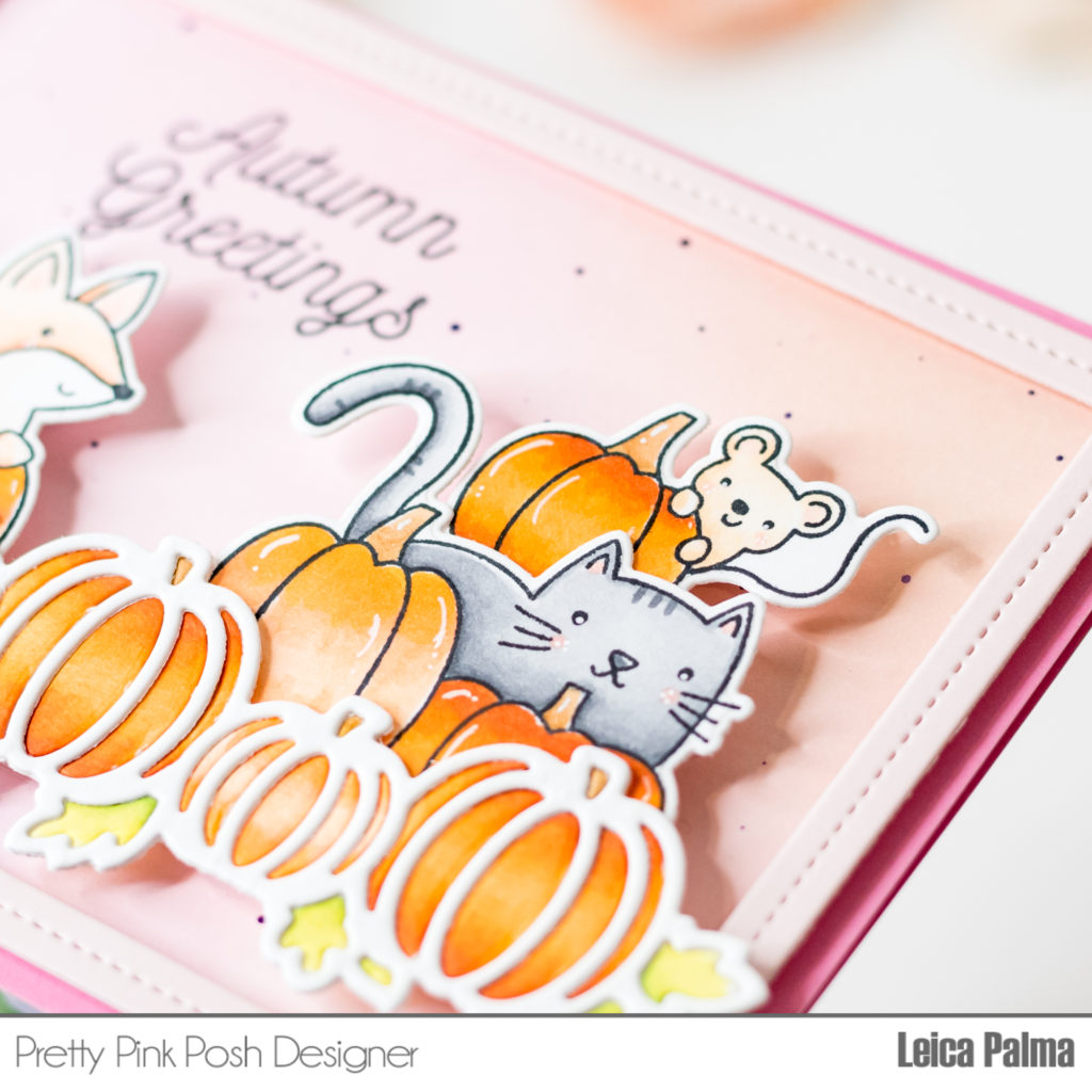 Pretty Pink Posh: Whimsical Pumpkin Border