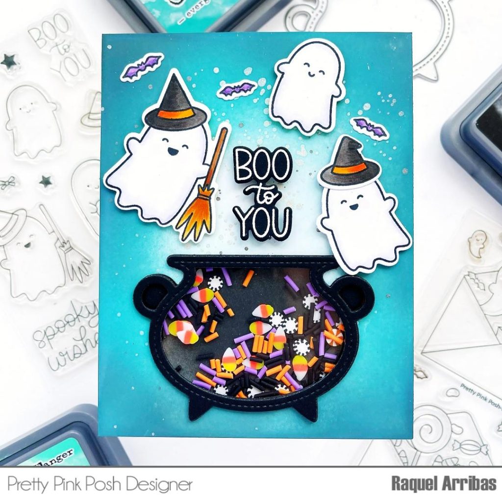 Pretty Pink Posh: Halloween Ghosts Shaker