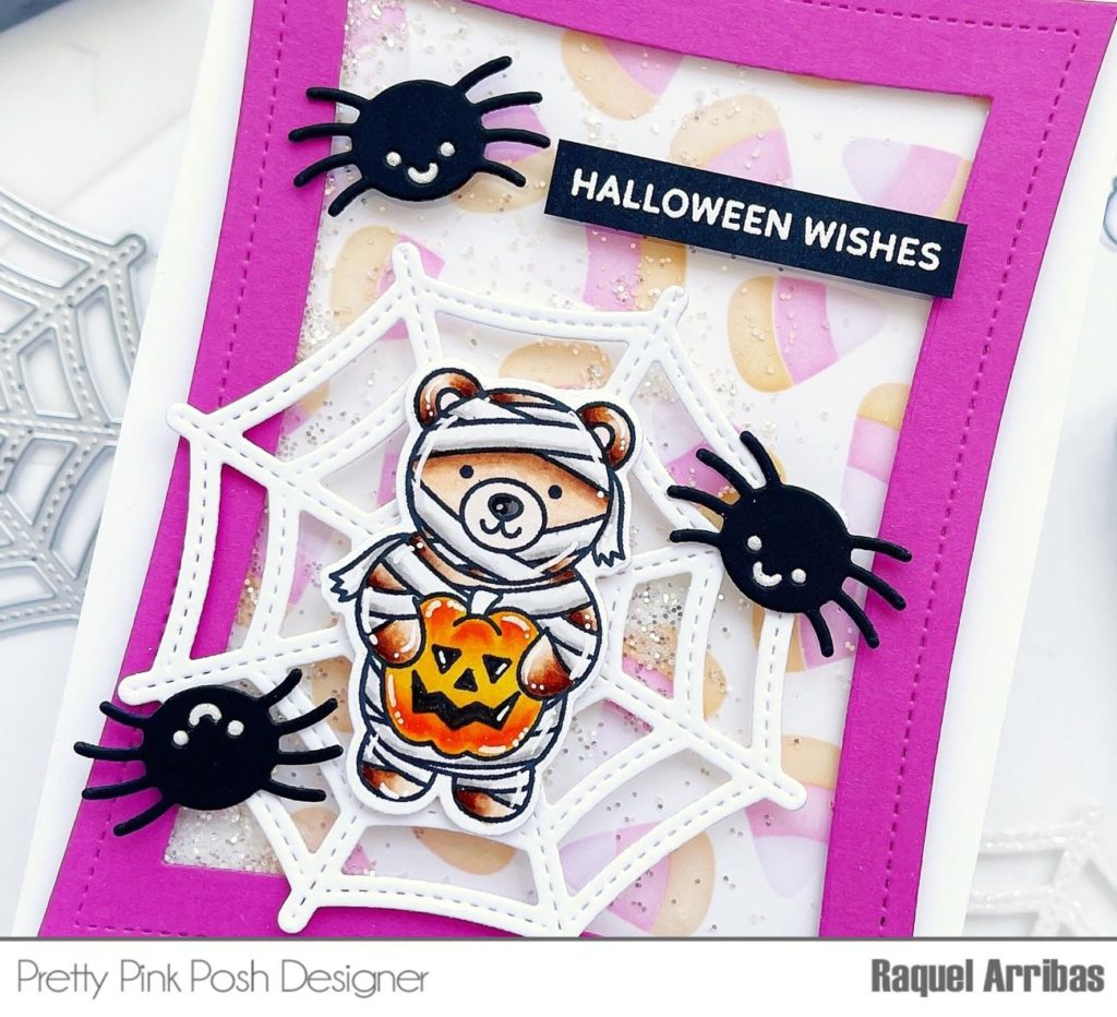 Pretty Pink Posh: Halloween Mummy Bear