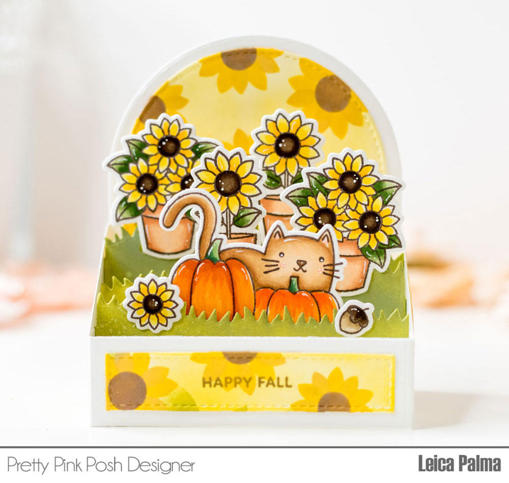 Pretty Pink Posh: Happy Fall Sunflower Card