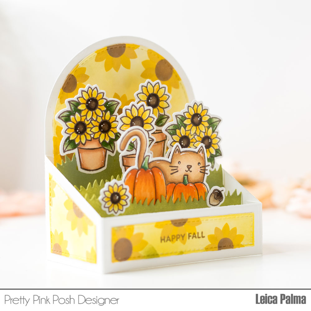 Pretty Pink Posh: Happy Fall Sunflower Card